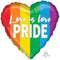 45CM STANDARD HX LOVE IS LOVE PRIDE HEART S40